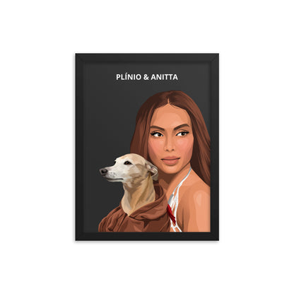 Custom Pet & Person Portrait