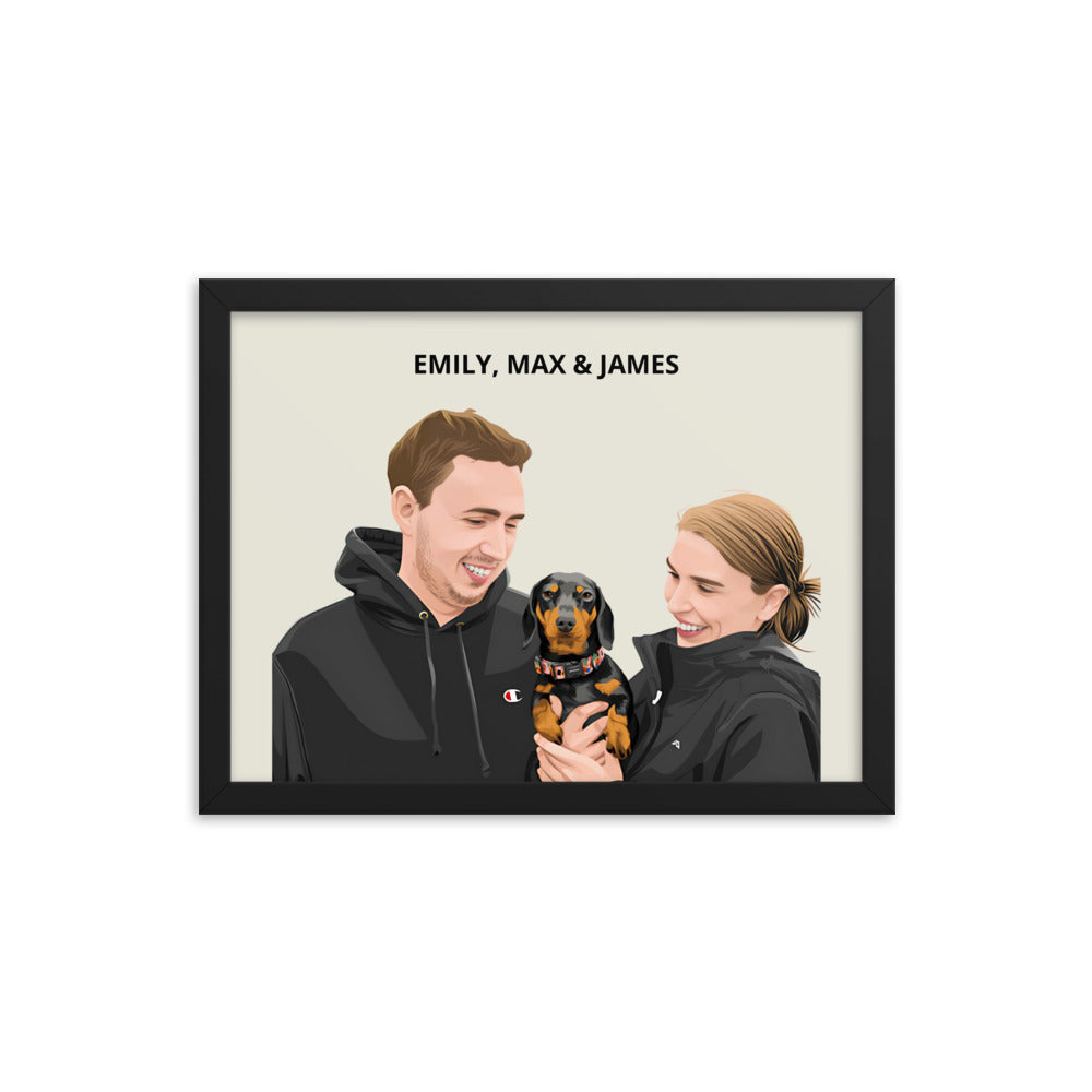 Custom Pet & Person Portrait