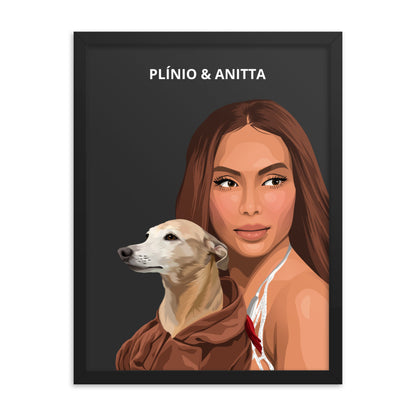 Custom Pet & Person Portrait