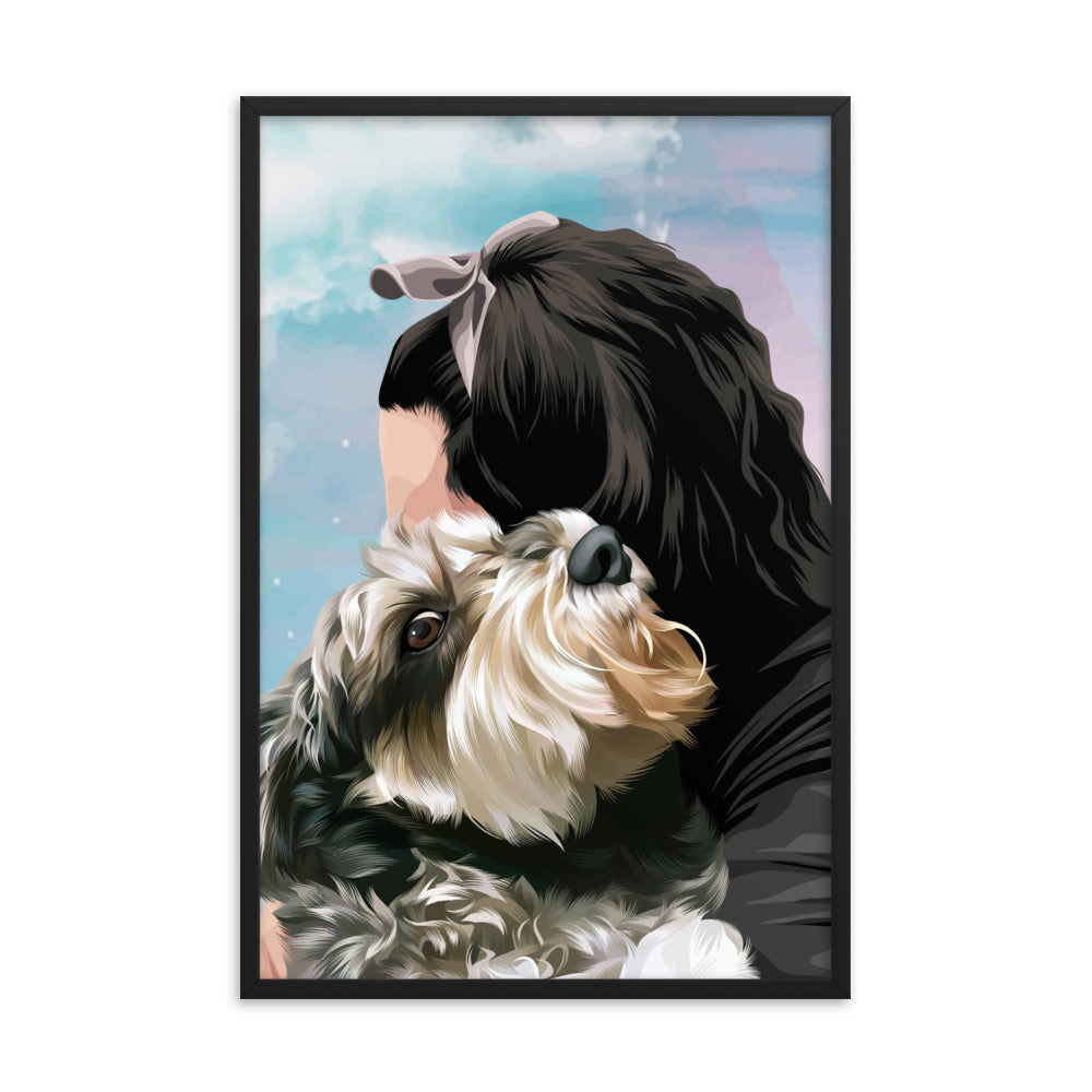 Custom Pet & Person Portrait