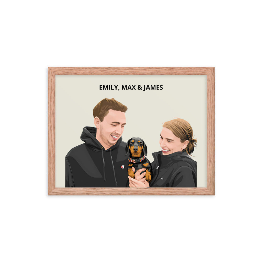 Custom Pet & Person Portrait