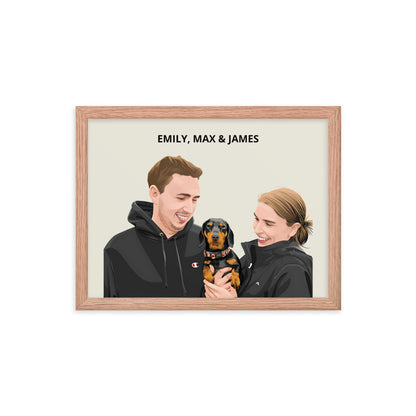 Custom Pet & Person Portrait