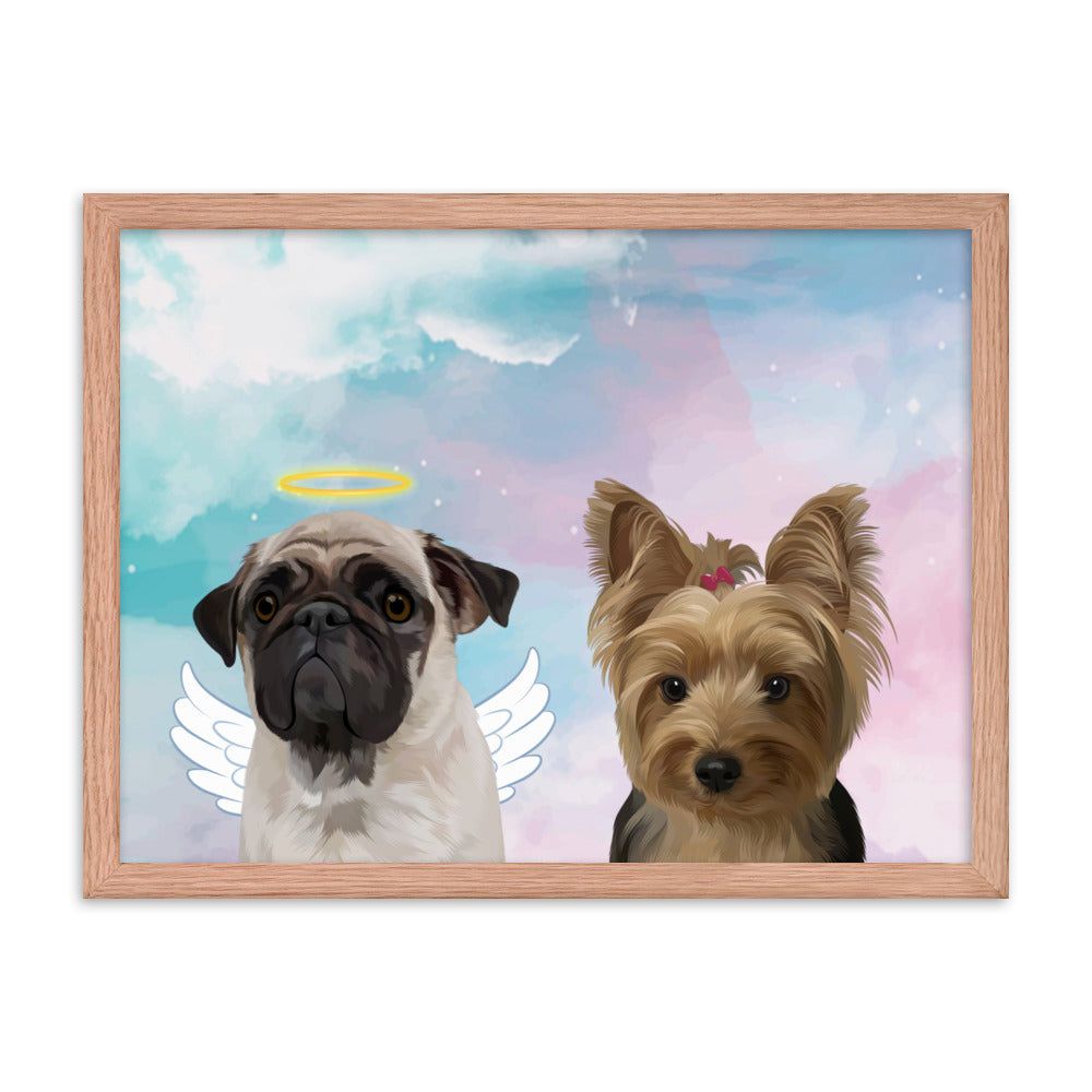 Custom Two Pets Portrait