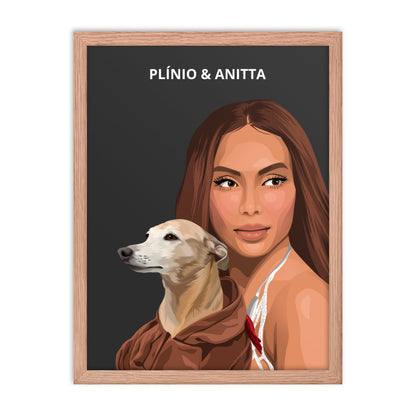 Custom Pet & Person Portrait