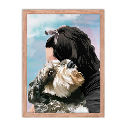 Custom Pet & Person Portrait