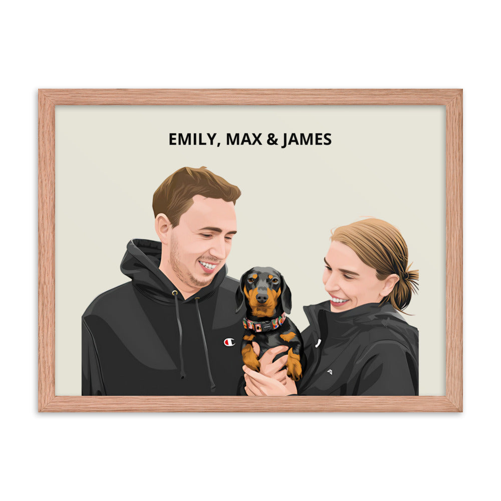 Custom Pet & Person Portrait