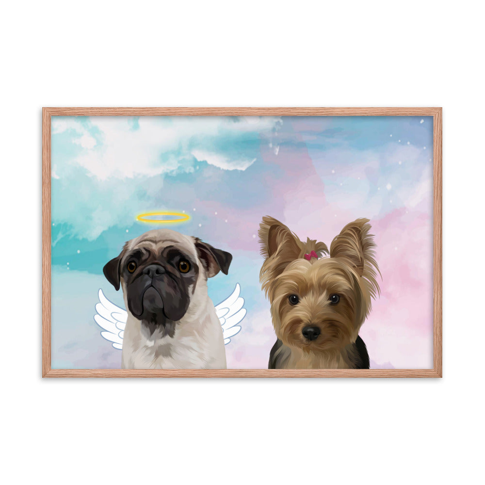 Custom Two Pets Portrait