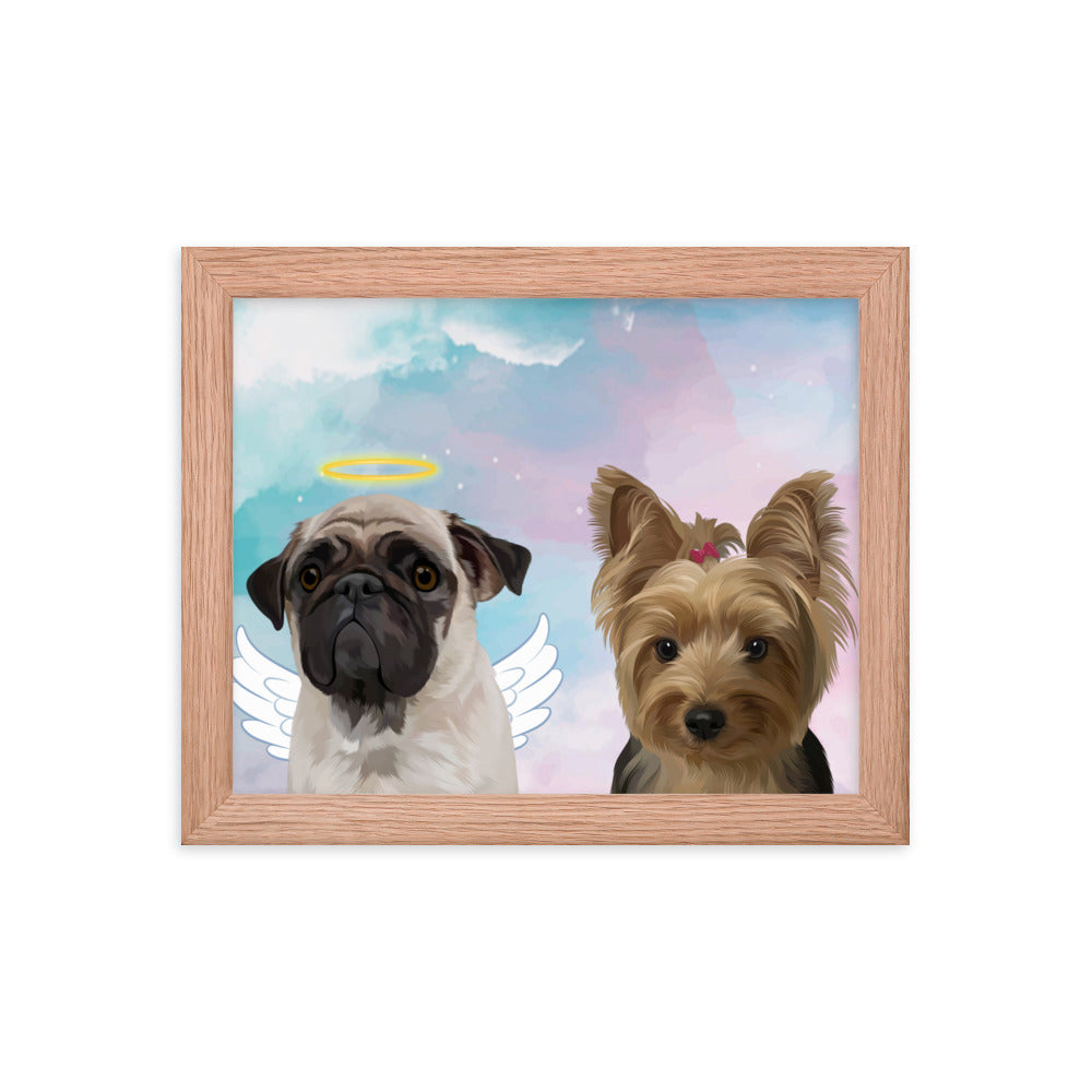 Custom Two Pets Portrait