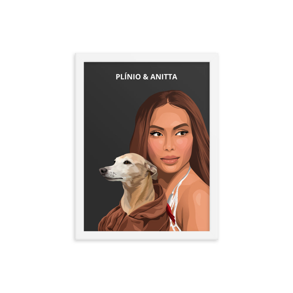 Custom Pet & Person Portrait