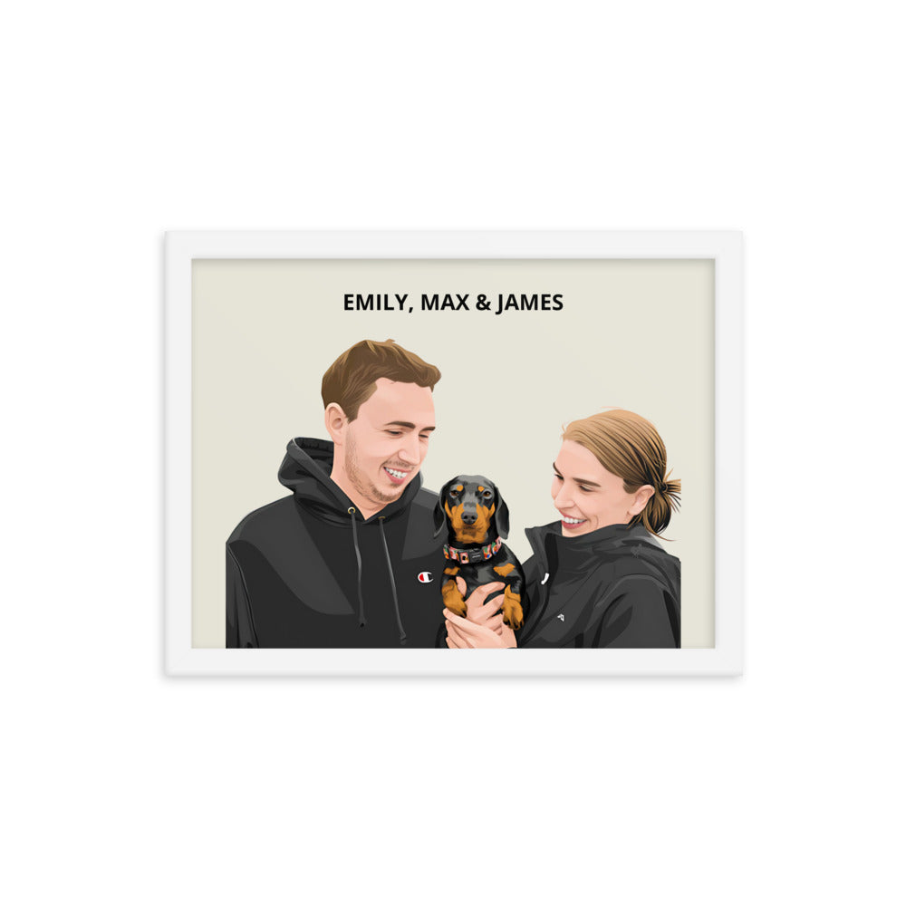 Custom Pet & Person Portrait