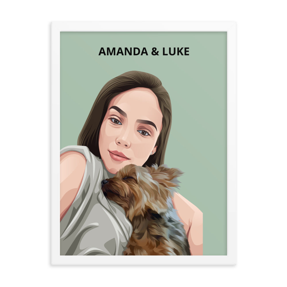 Custom Pet & Person Portrait