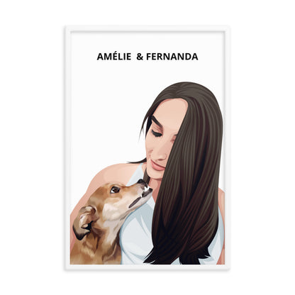 Custom Pet & Person Portrait